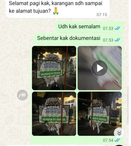 Pengiriman Papan Bunga Selamat Unilever Building Bsd