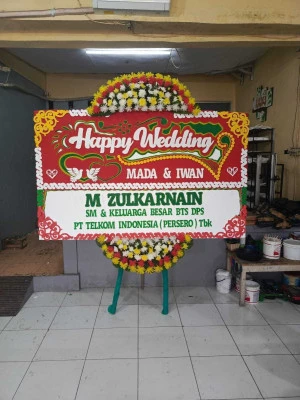 Papan Bunga di Unilever Building Bsd