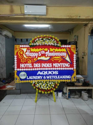 Papan Bunga di Unilever Building Bsd