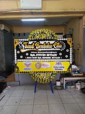 Papan Bunga di Unilever Building Bsd