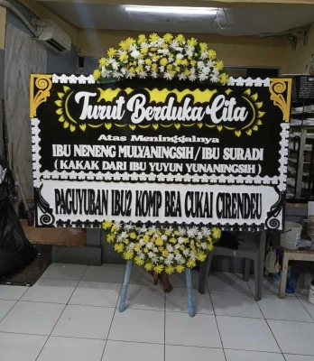 Papan Bunga di Unilever Building Bsd