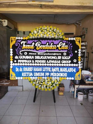 Papan Bunga di Unilever Building Bsd